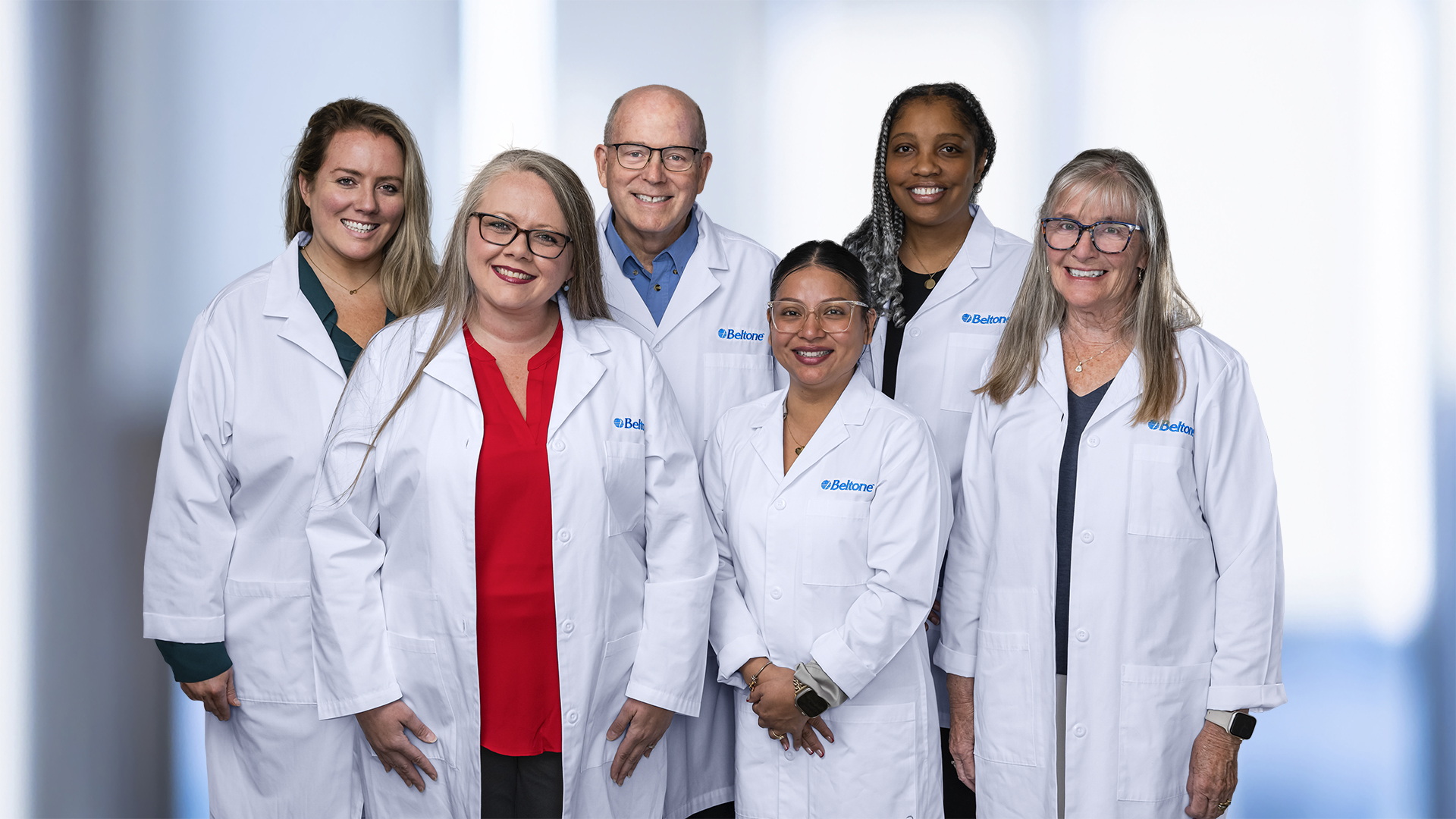 Group photo of staff at Beltone Hearing Aid Center in Winter Haven, FL