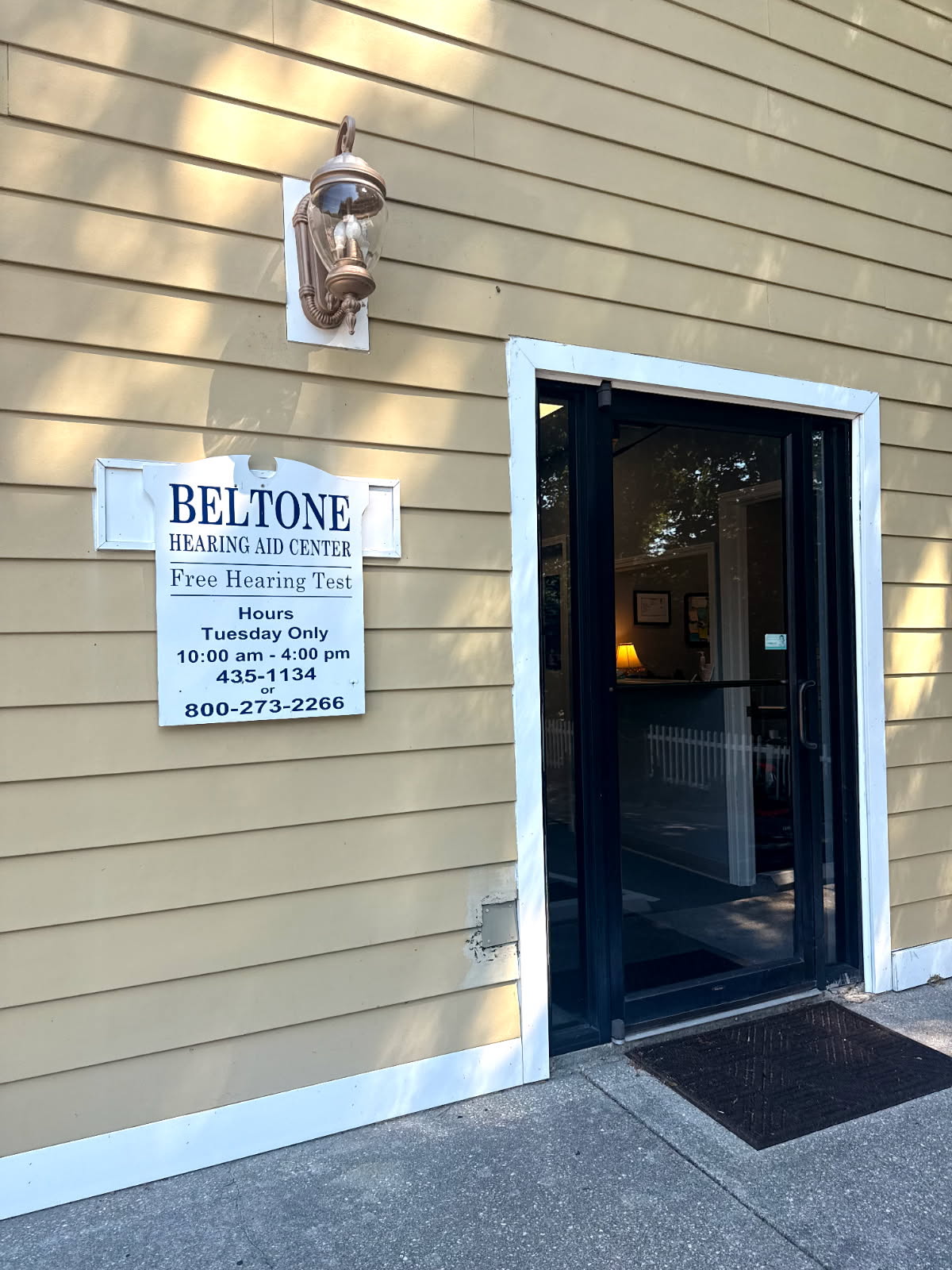 Exterior of Beltone Audiology & Hearing in Kilmarnock, VA