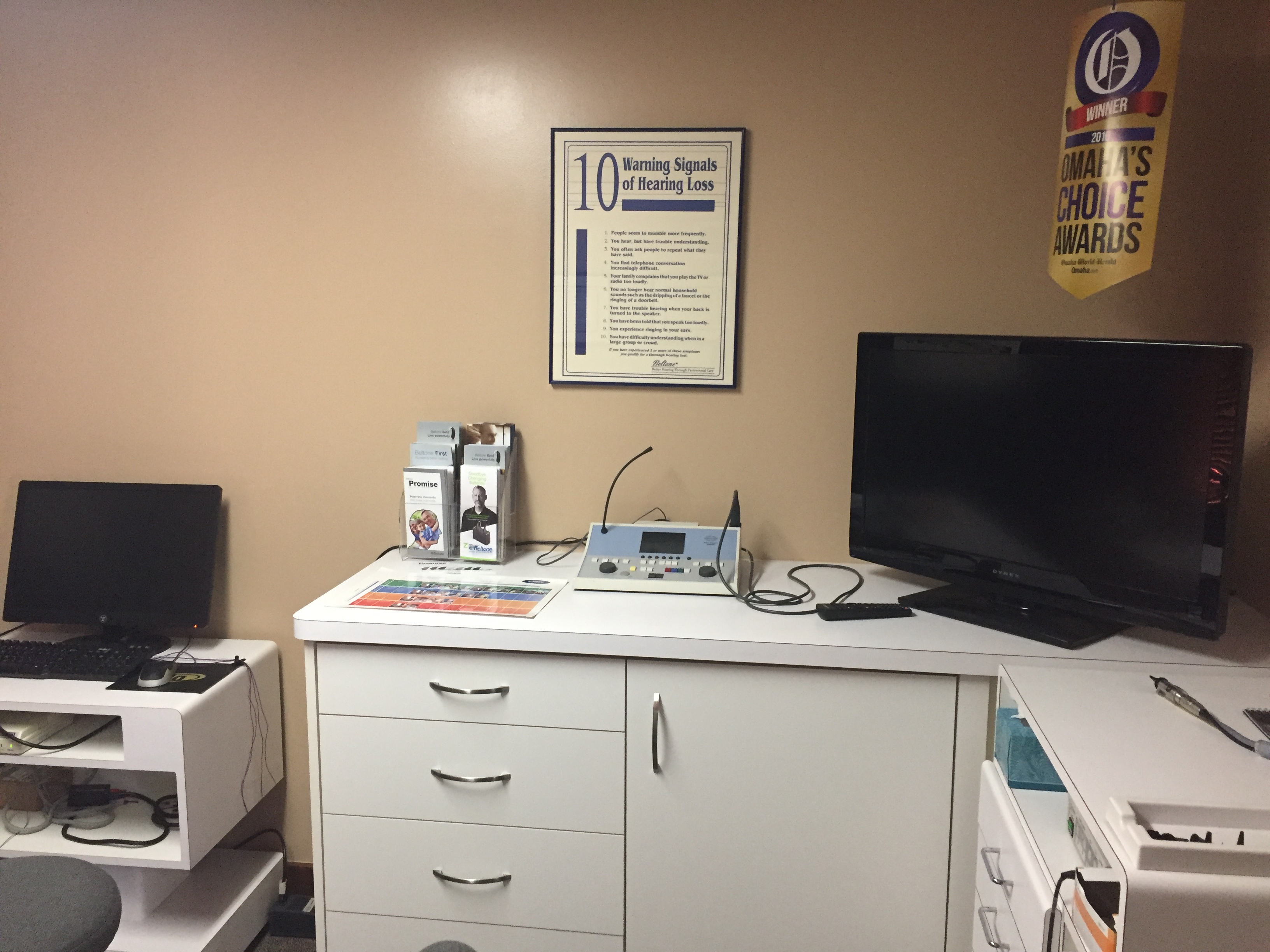 Interior of Beltone Audiology & Hearing in Omaha, NE