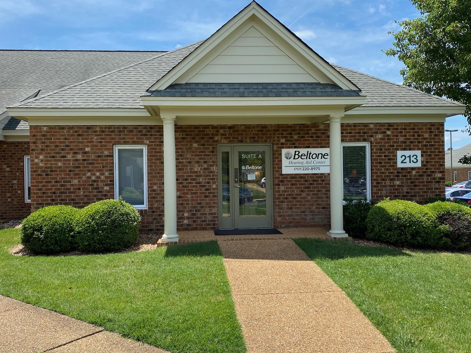Exterior of Beltone Audiology & Hearing in Williamsburg, VA